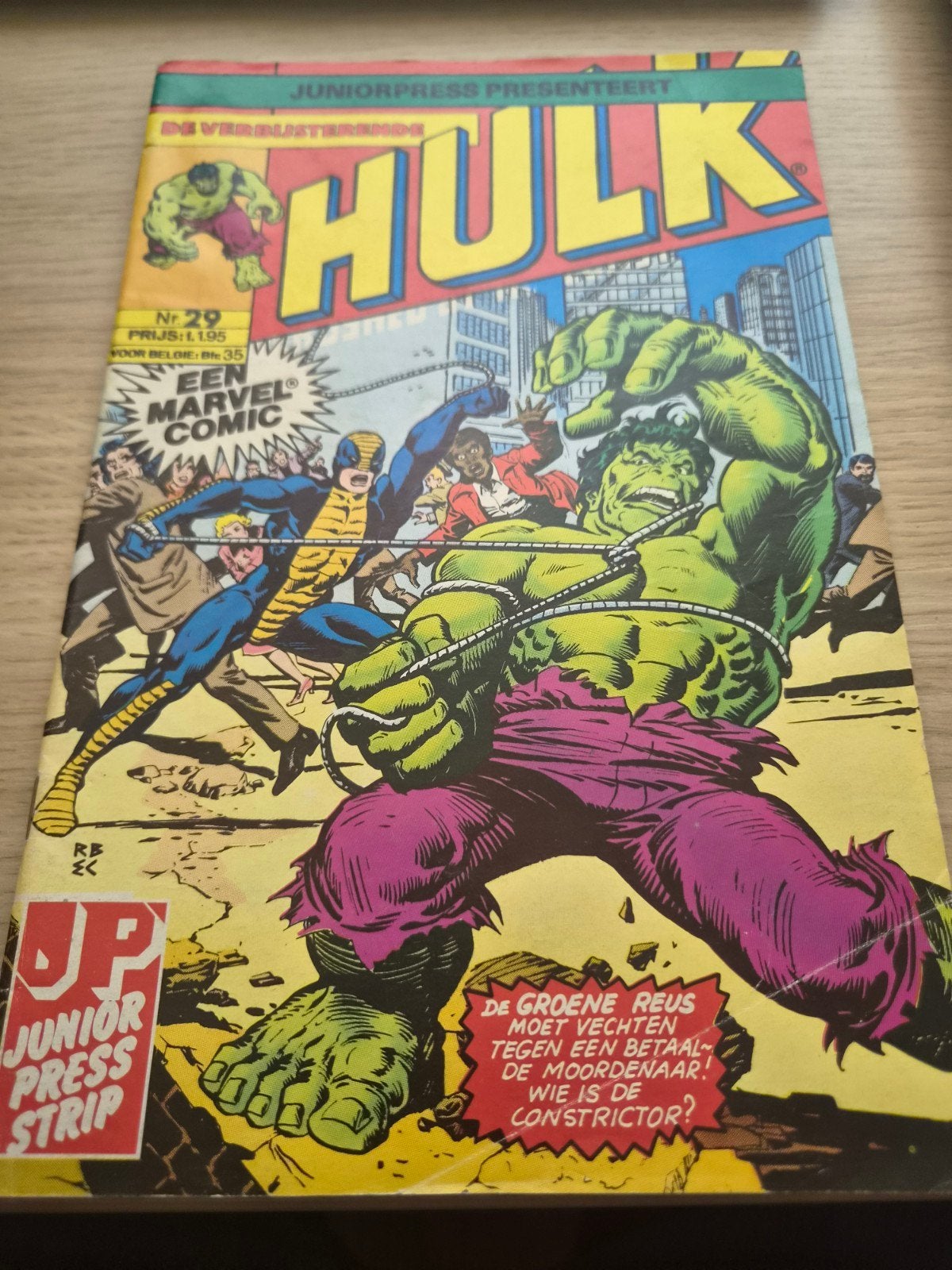 Juniorpress presenteert: De Verbluffende Hulk Nr. 29, Boeken, Ophalen of Verzenden