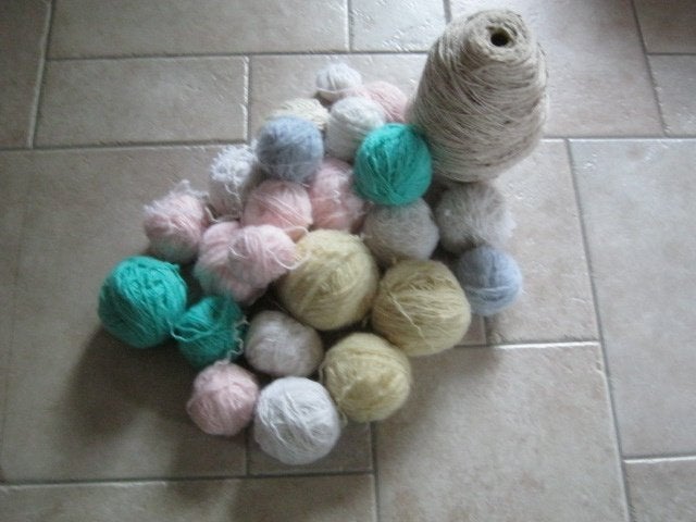 Brei/ haakgaren Wol en Mohair  zie foto`s, Hobby en Vrije tijd, Verzenden, Gebruikt, Breien of Haken, Wol of Garen