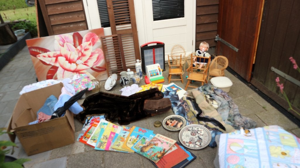 Leuk partij spullen voor rommelmarkt vintage, Diversen, Ophalen