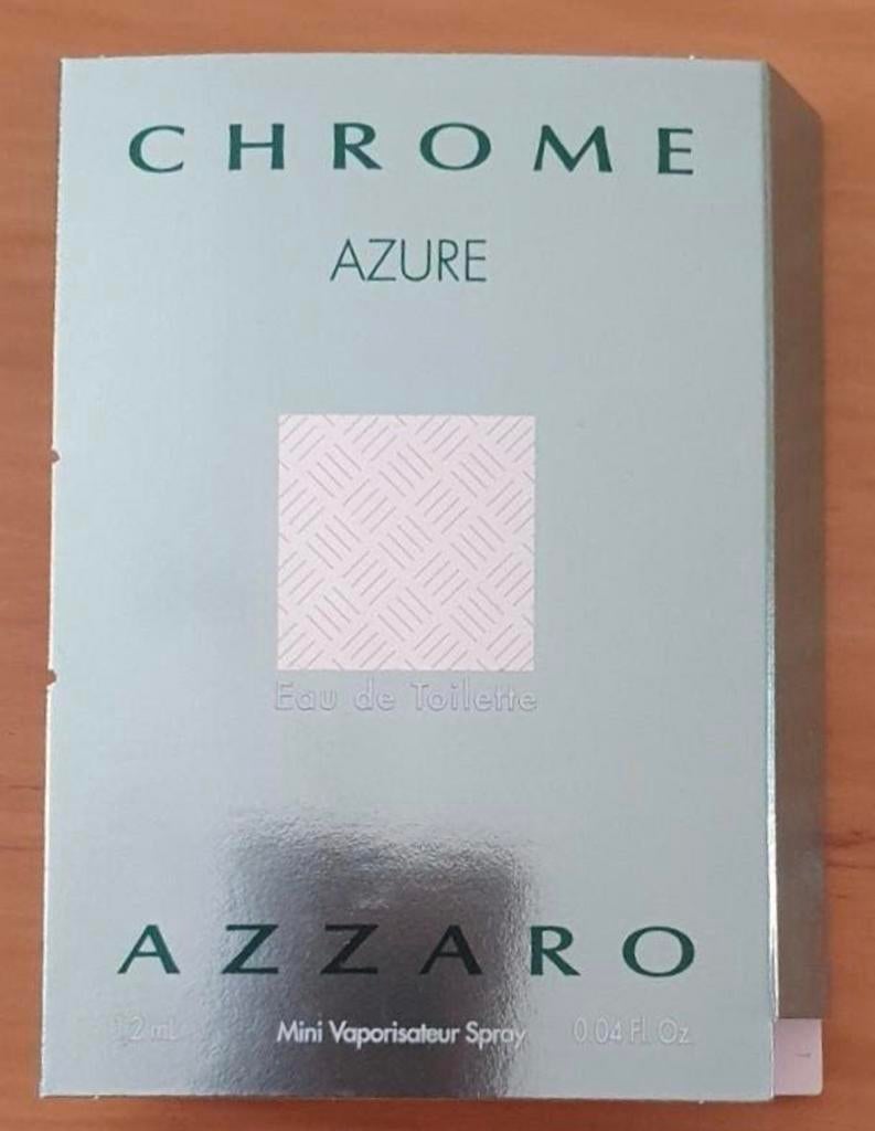 Azzaro Chrome Azure Eau de Toilette - Mini Spray 1.2ml, Ophalen of Verzenden, Nieuw