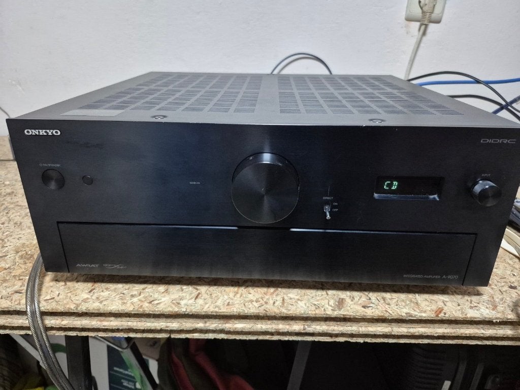 Onkyo A-9070 Geïntegreerde Stereo Versterker, Ophalen, Gebruikt, 120 watt of meer, Stereo