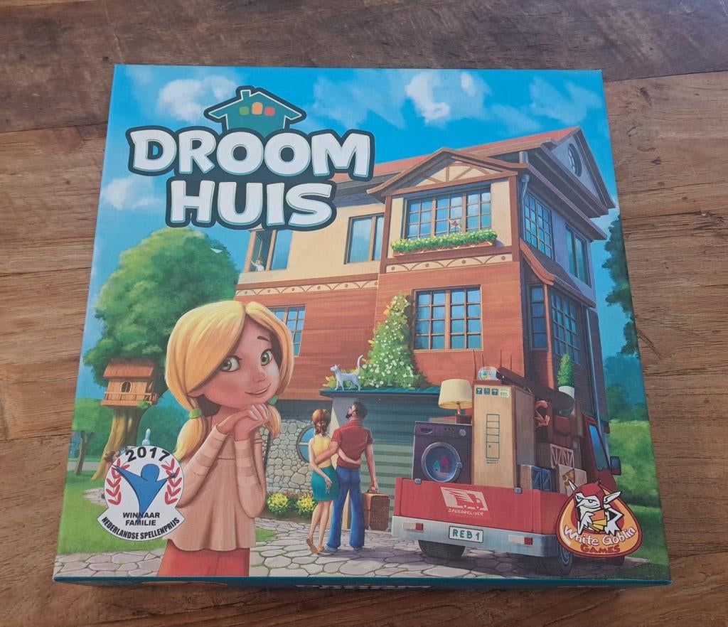 Droomhuis spel, Hobby en Vrije tijd, Gezelschapsspellen | Bordspellen, Vijf spelers of meer, Ophalen, Gebruikt, Rebel