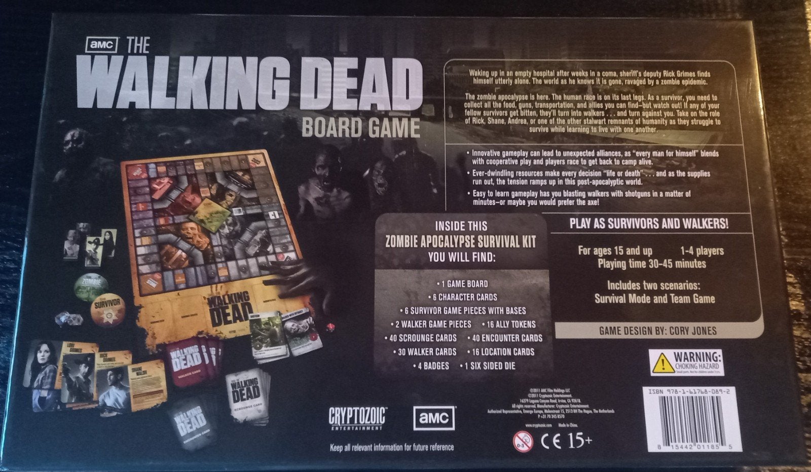 The Walking Dead boardgame zo goed als nieuw, Ophalen, Zo goed als nieuw