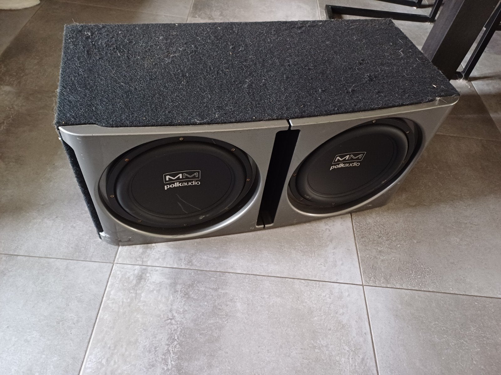 subwoofer met versterker, Auto diversen, Ophalen, Gebruikt