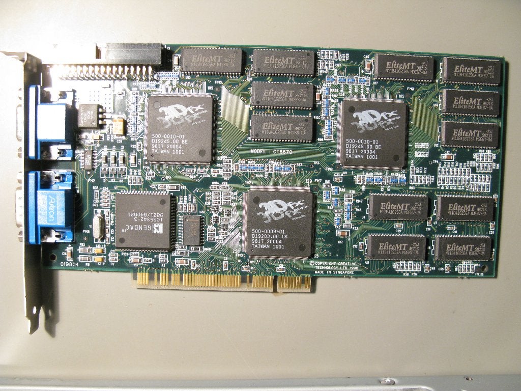 3dfx Voodoo2 12MB Creative Labs CT6670 3D Videokaart, Ophalen of Verzenden, Zo goed als nieuw