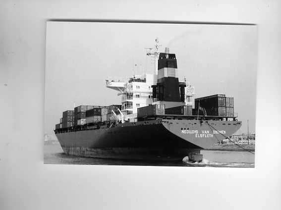scheepvaart-foto-nedlloyd van diemen 1980-charter, Verzamelen, Ophalen of Verzenden, Zo goed als nieuw, Motorboot, Boek of Tijdschrift