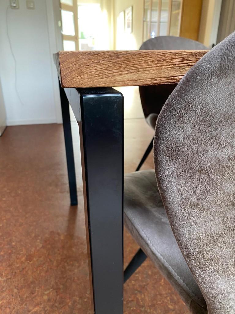 industriele tafel, Huis en Inrichting, Ophalen, Overige materialen, Gebruikt, 200 cm of meer