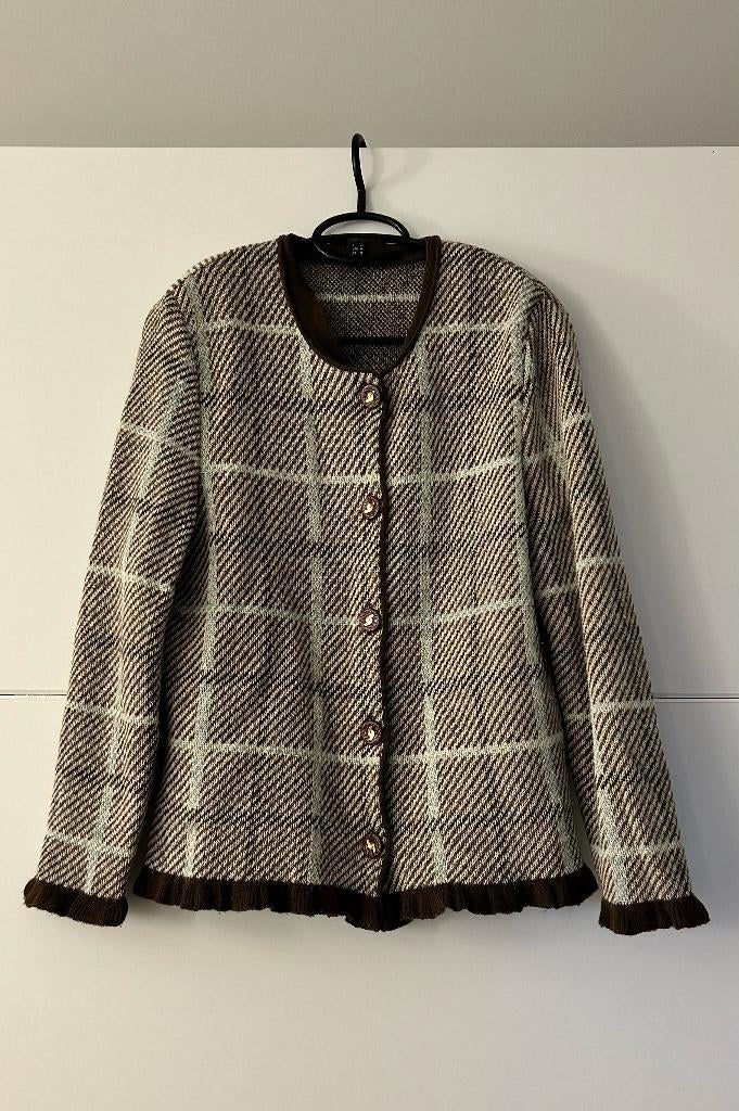 Liola geruite vest, Liola, Maat 46/48 (XL) of groter, Ophalen of Verzenden, Zo goed als nieuw
