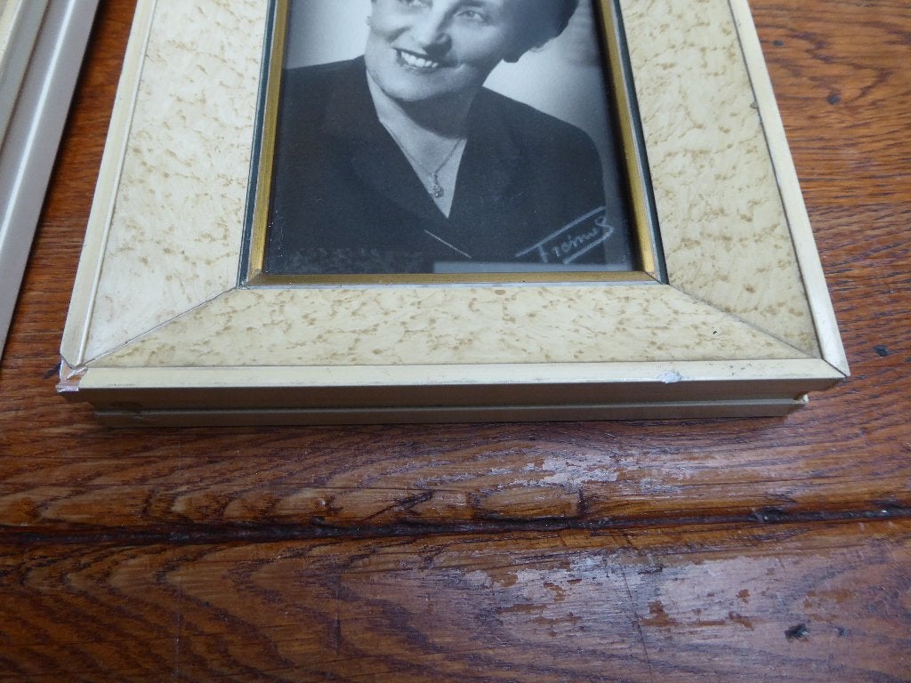 2 art deco fotolijstjes, Ophalen of Verzenden