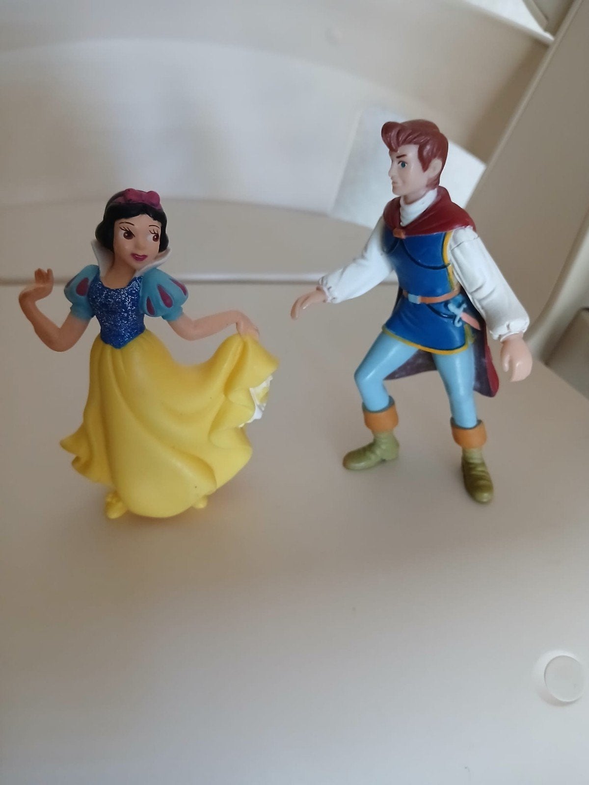 Disney Sneeuwwitje en Prins poppetjes Bullyland., Ophalen of Verzenden, Sneeuwwitje of Doornroosje, Zo goed als nieuw, Beeldje of Figuurtje