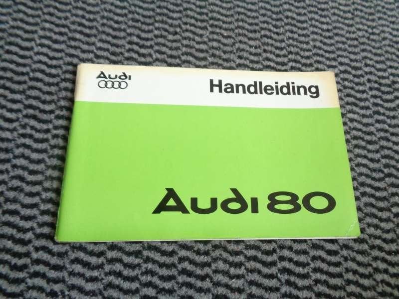 Audi 80 - B1 Handleiding - Instructieboek NL - Origineel, Verzenden