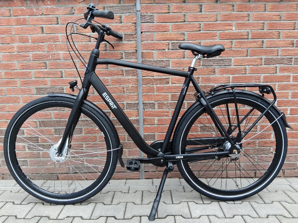 ALS NIEUWE Gazelle Esprit heren 59 cm. zwart mat, Ophalen, Versnellingen, Zo goed als nieuw, 57 tot 61 cm