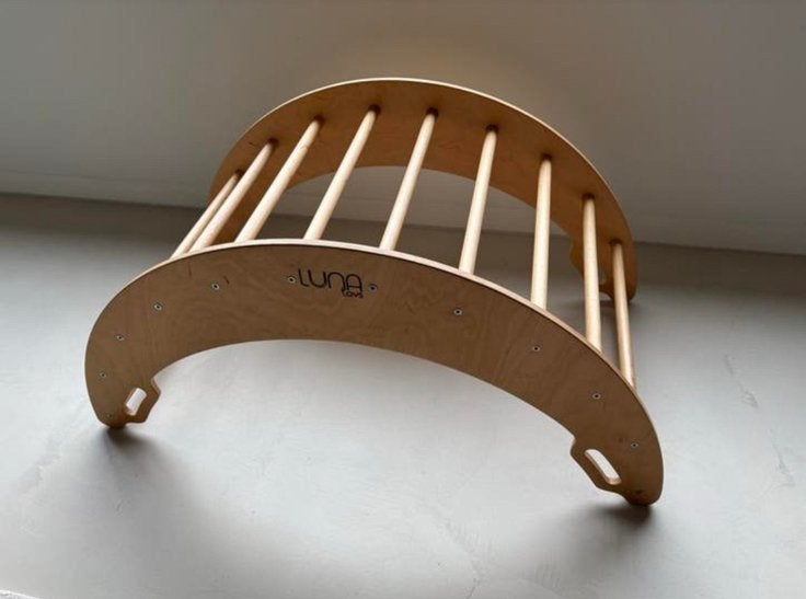 Luna speelboog hout te koop, Kinderen en Baby's, Speelgoed | Houten speelgoed, Ophalen, Zo goed als nieuw, Meubelstuk of Keukentje