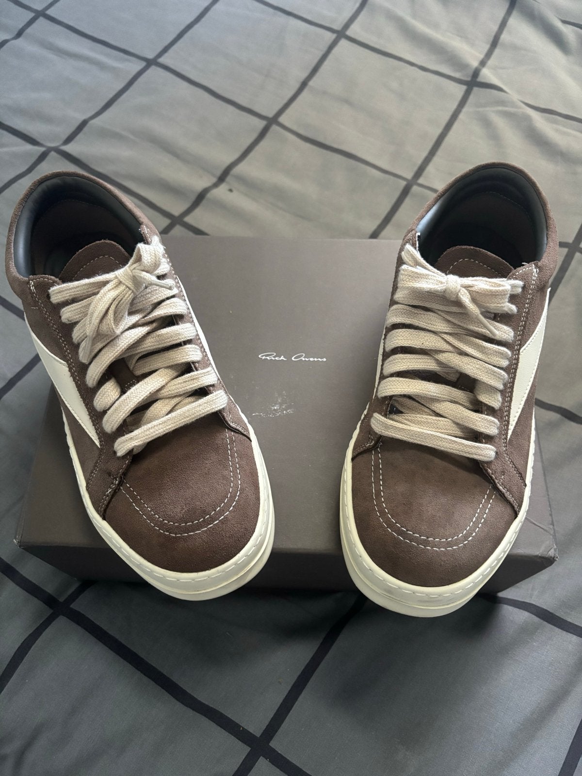 Rick Owens Sneakers Maat 43, Ophalen of Verzenden, Zo goed als nieuw, Bruin, Sneakers of Gympen