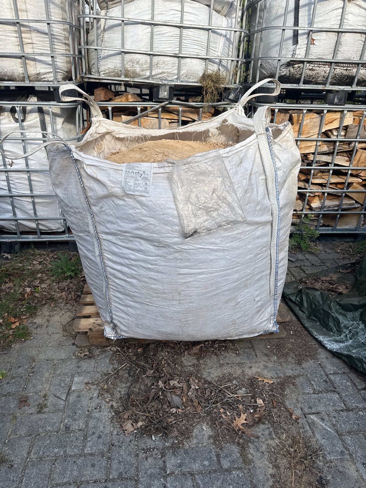 Bigbag met zuiver eiken zaagsel, 6 m³ of meer, Ophalen, Eikenhout