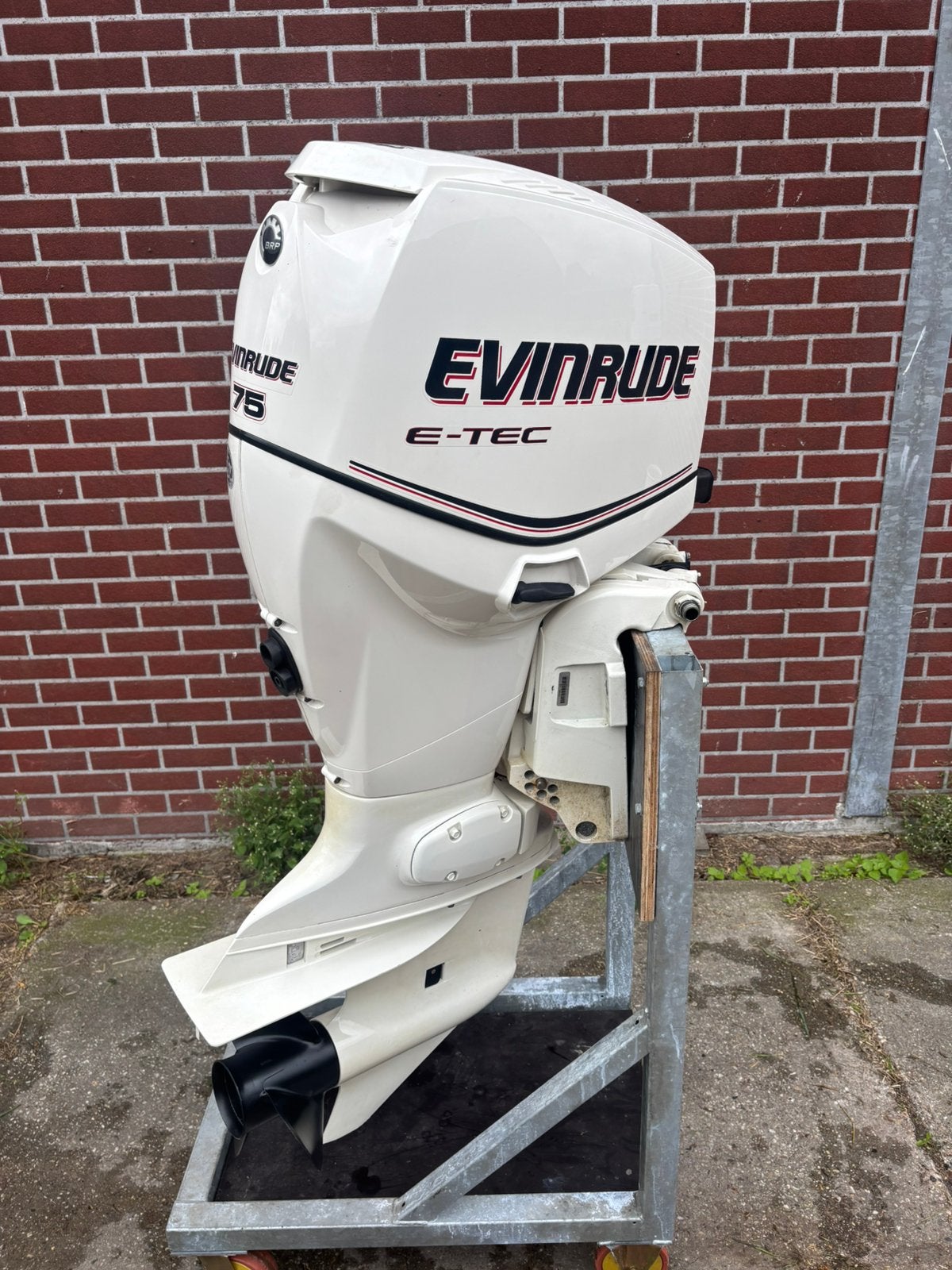Evinrude e tec 75 pk langstaart powertrim, Watersport en Boten, Ophalen, Met afstandsbediening, Zo goed als nieuw, 30 pk of meer