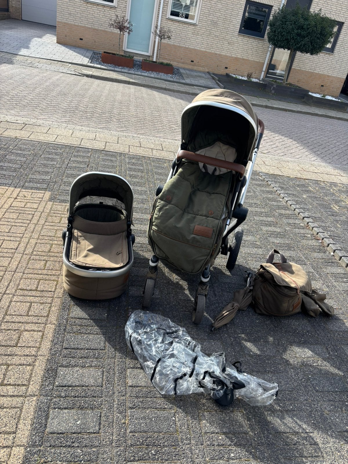 Joolz, Gebruikt, Luchtbanden, Ophalen, Kinderwagen