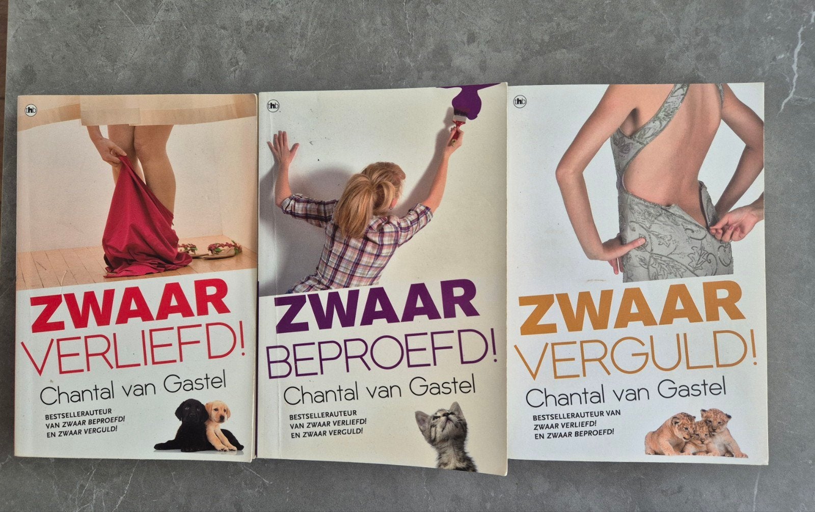 Chantal van Gastel - Zwaar Verliefd - Beproefd - Verguld!, Boeken, Ophalen, Gelezen, Chantal van Gastel, Nederland