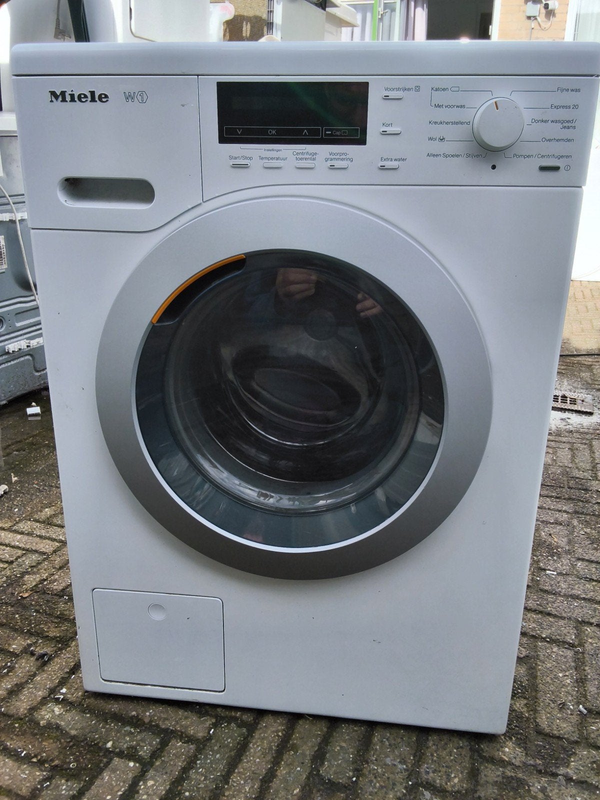 miele w1 wasmachine 1600 toeren 8kg defect, Ophalen