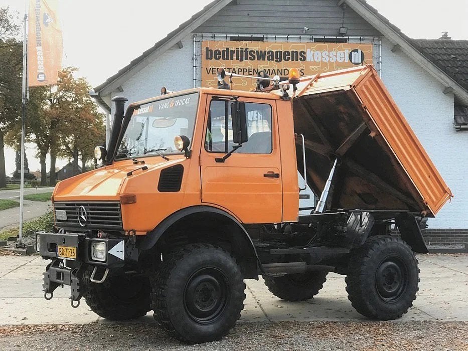 Mercedes-Benz Unimog Unimog 424 U1000 4X4 Kipper (bj 1980), Gebruikt, 80 tot 120 Pk, Overige merken