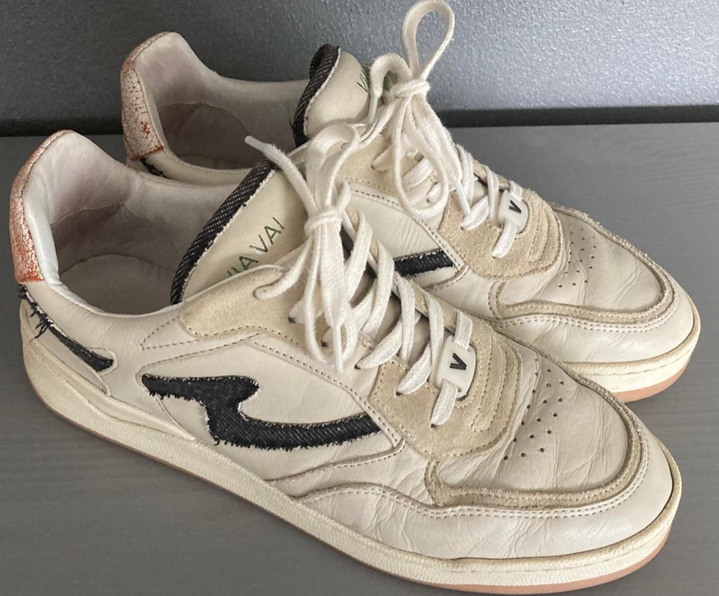 Via Vai sneakers beige blauw 41, Kleding | Dames, Schoenen, Beige, Ophalen of Verzenden, Sneakers of Gympen, Zo goed als nieuw