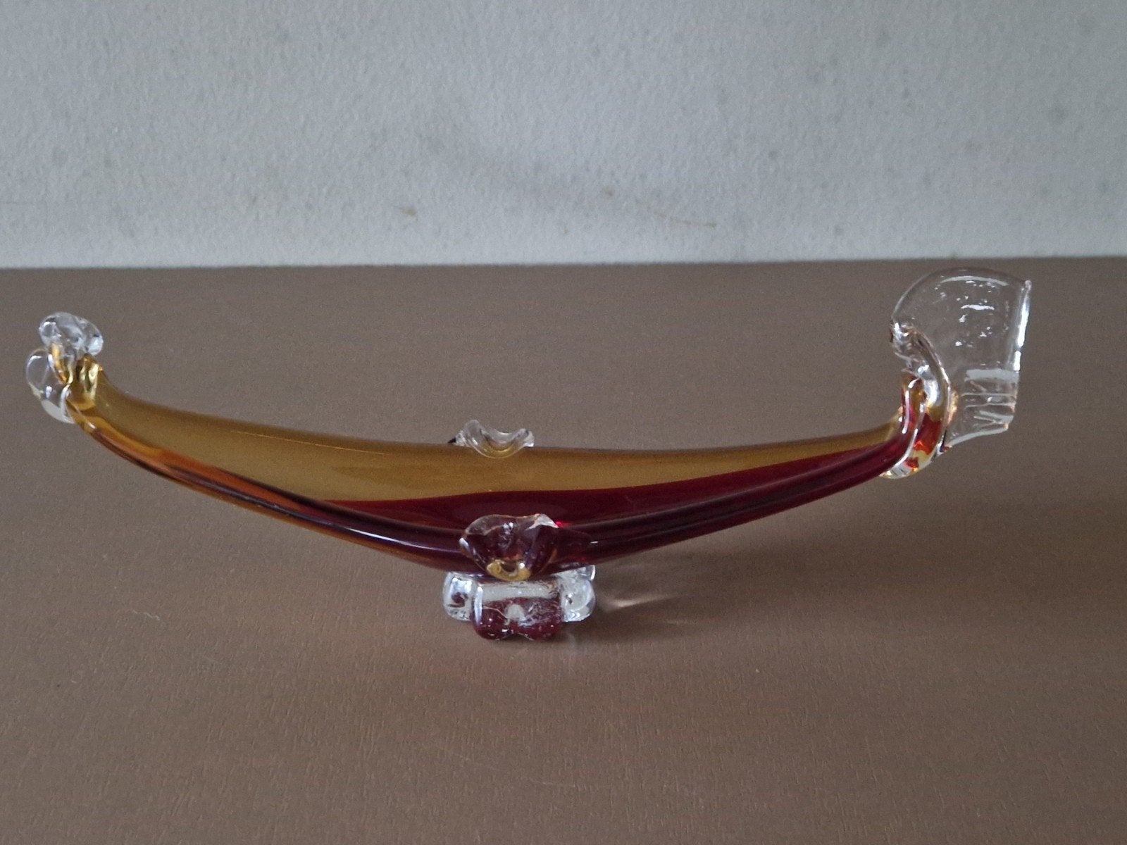 Decoratieve glazen gondel, Murano stijl, Ophalen of Verzenden