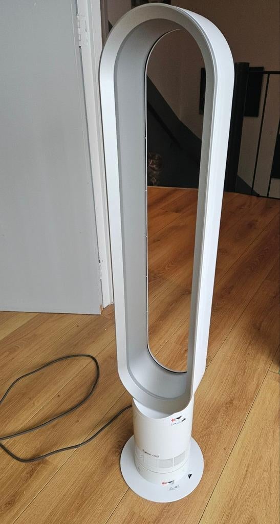 Dyson Cool AM07 Torenventilator - Wit/Zilver, Witgoed en Apparatuur, Ventilatoren, Ophalen, Zo goed als nieuw, Torenventilator