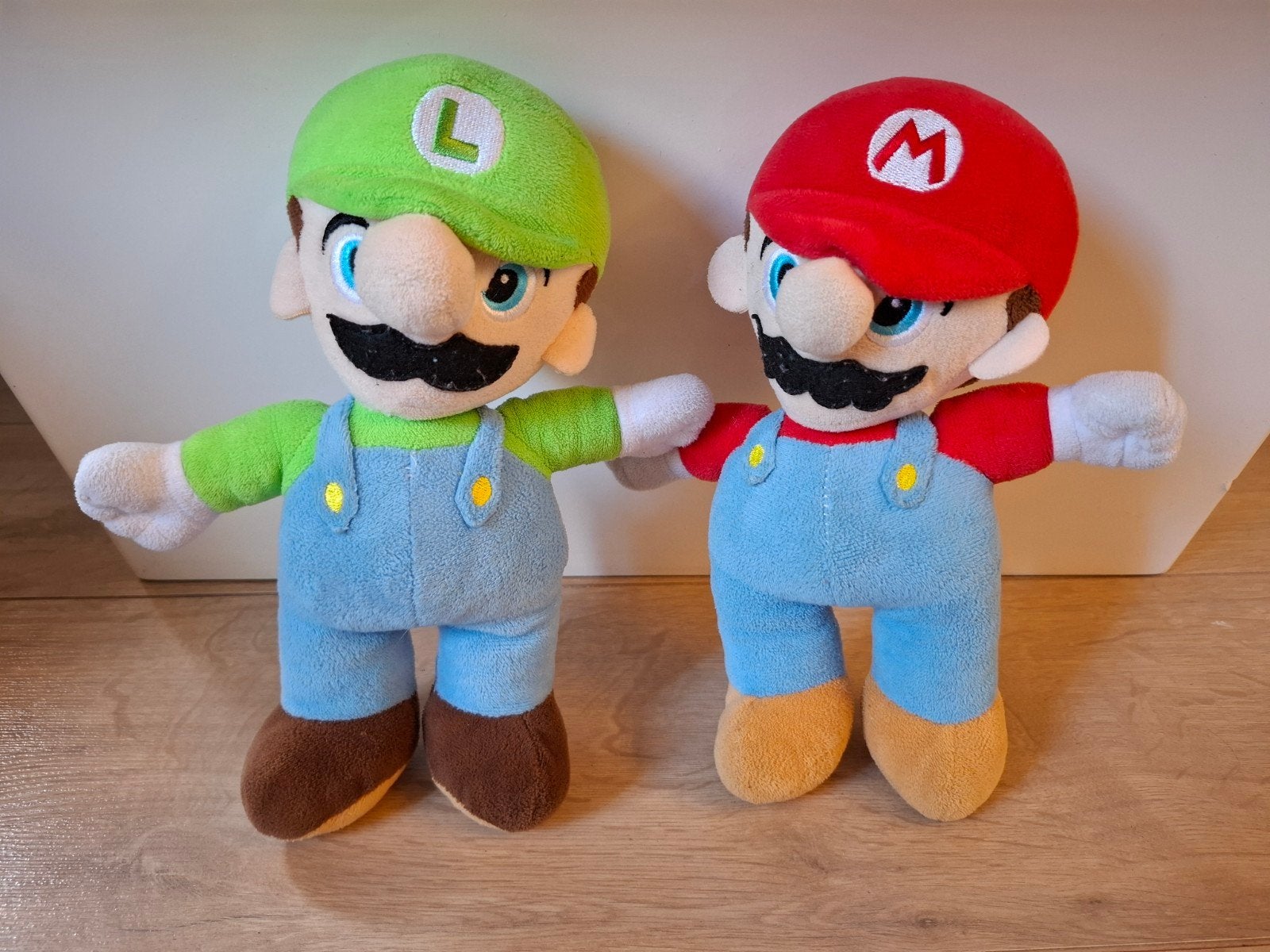 Super Mario en Luigi als knuffels, Kinderen en Baby's, Speelgoed | Knuffels en Pluche, Super Mario, Ophalen, Zo goed als nieuw