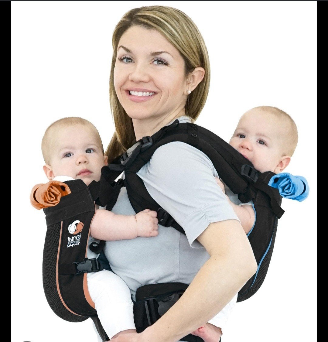 Twingo Carrier - tweeling draagzak, Overige merken, Buik of Rug, Ophalen of Verzenden, Zo goed als nieuw