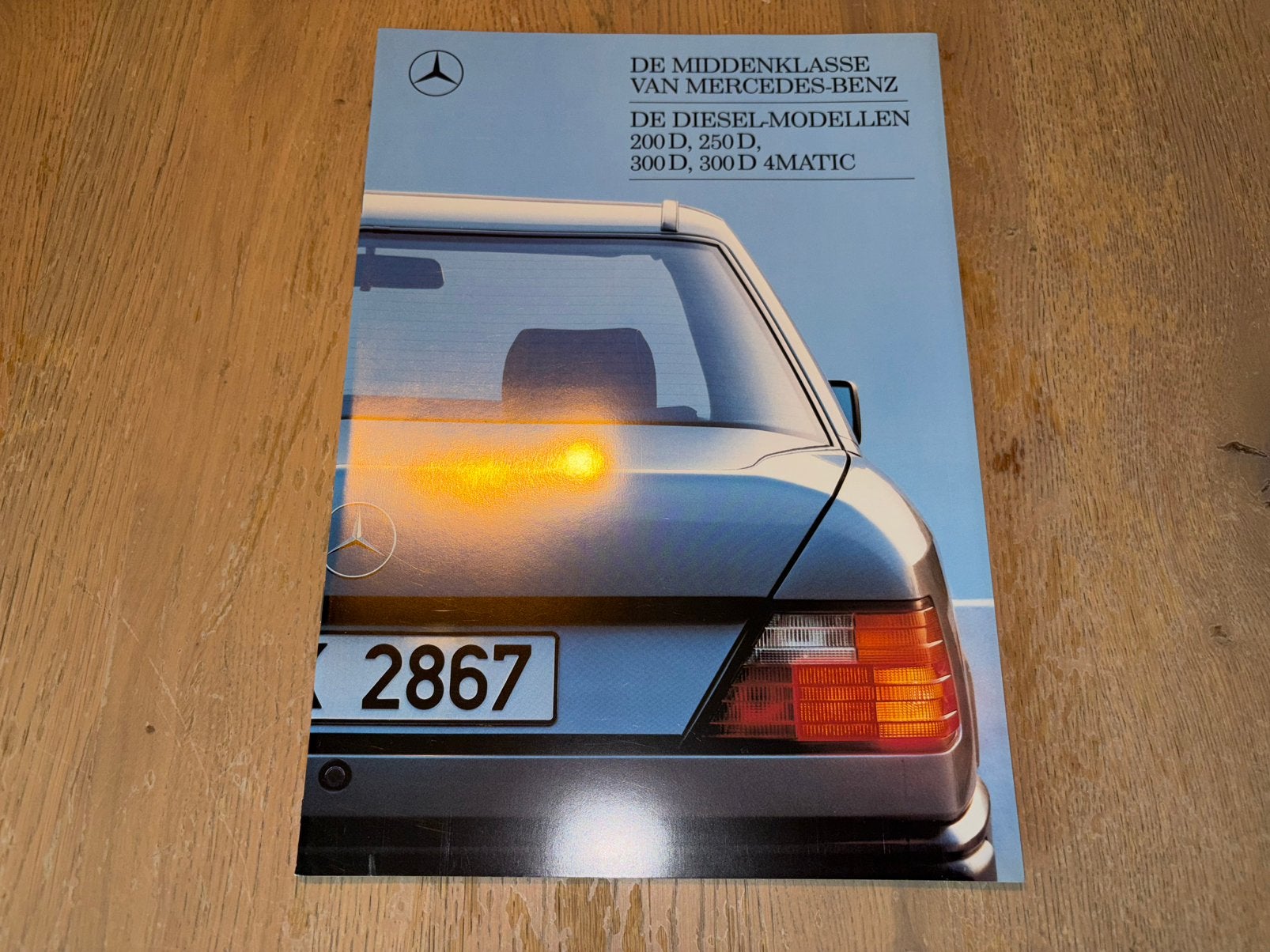 Folder Mercedes-Benz W124 diesel (200D, 250D, 300D) 1987, Ophalen of Verzenden