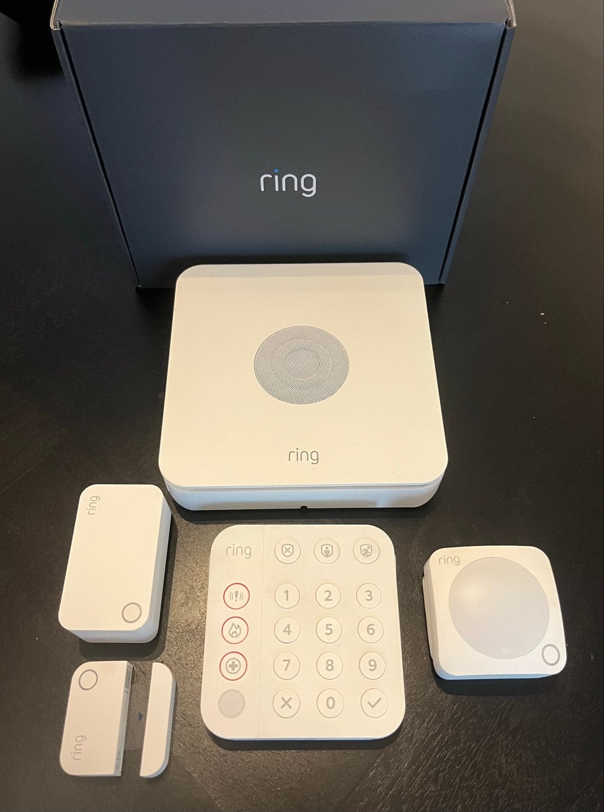 Ring Alarm 5-delige set beveiligingssysteem, Ophalen of Verzenden, Zo goed als nieuw, Compleet systeem, Beweging