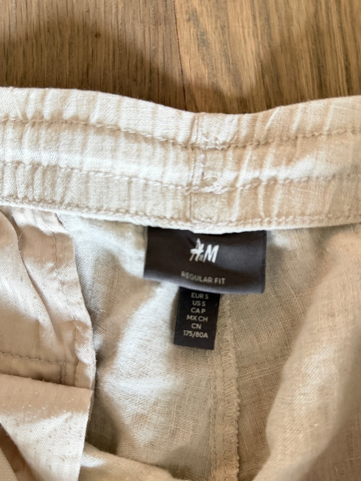 H&M en Zara linnen broeken (2 stuks), Ophalen of Verzenden, Gedragen, Beige