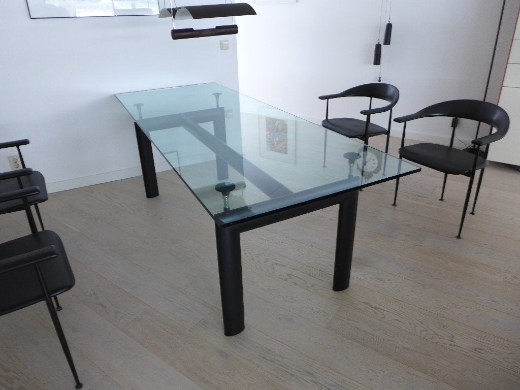 Iconische jaren '80 tafel - Cassina Le Corbusier LC6, Huis en Inrichting, Tafels | Eettafels, Ophalen, Gebruikt, 200 cm of meer