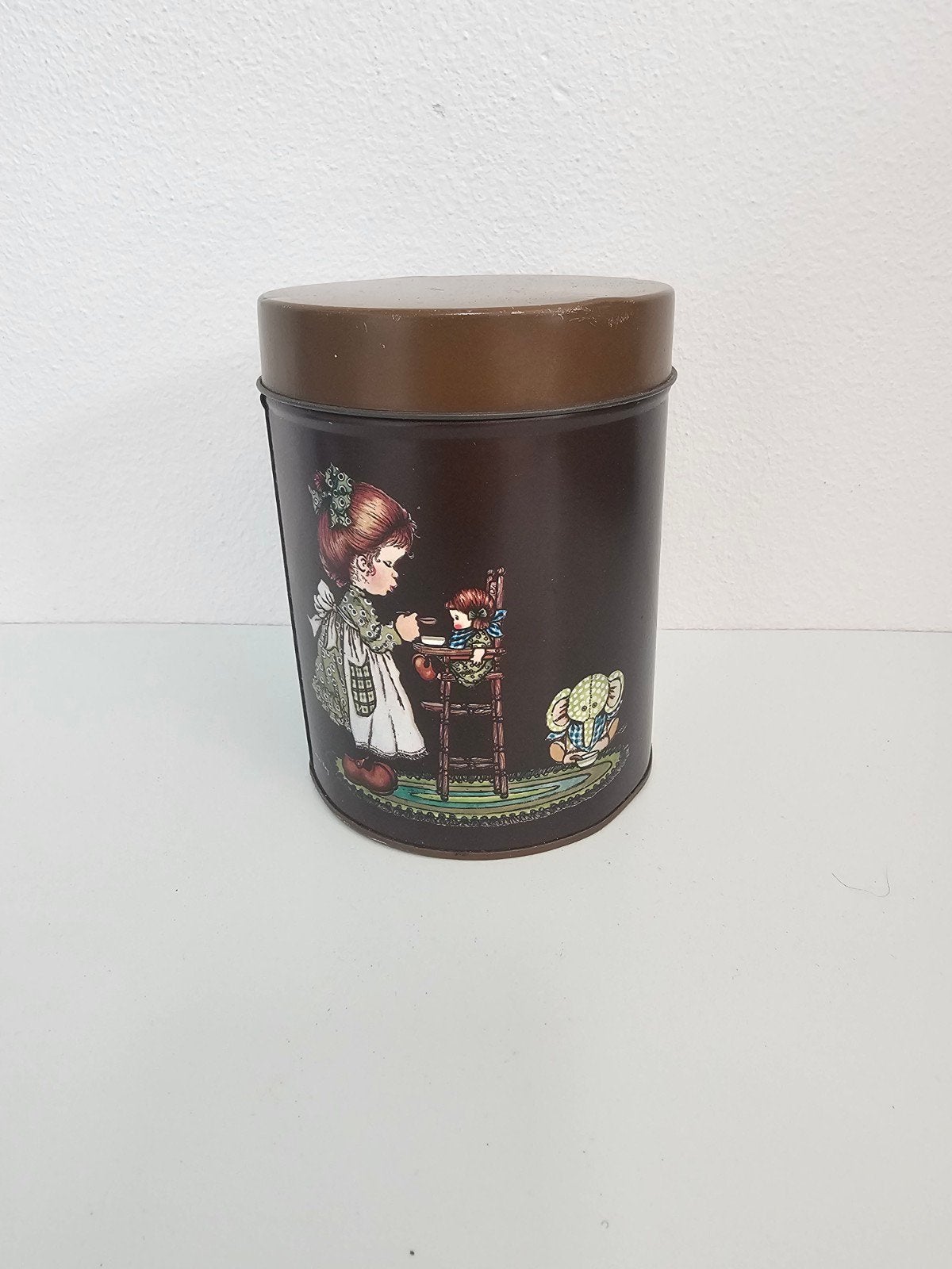 Vintage Sarah Kay blikken bus - The Valentine Publishing Co., Ophalen of Verzenden