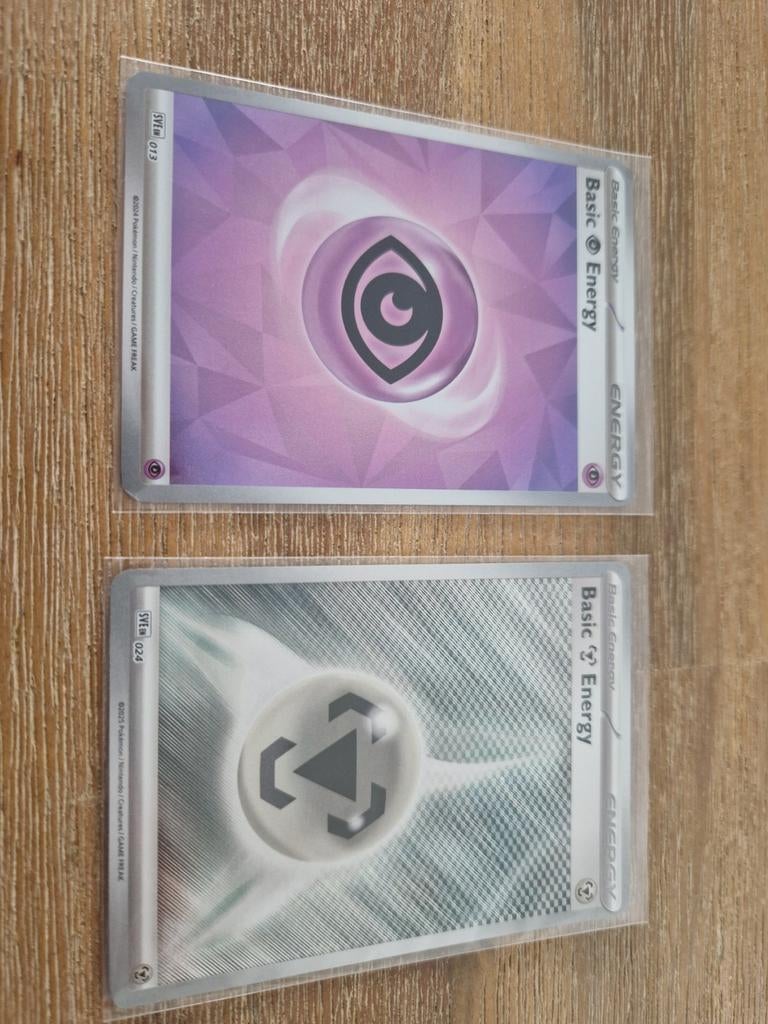Pokémon Basic Energy Metallic & Psychic, Ophalen of Verzenden, Zo goed als nieuw, Losse kaart