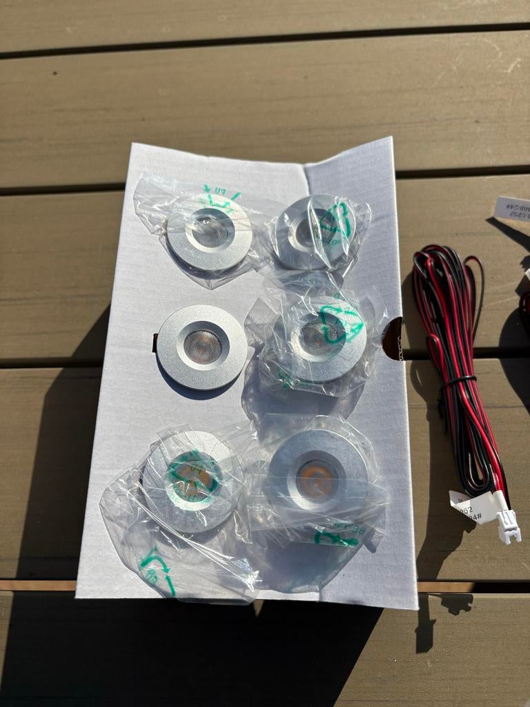 Nieuwe LED spots 6/12/18 stuks - Vanaf 25 euro, Ophalen of Verzenden, Nieuw