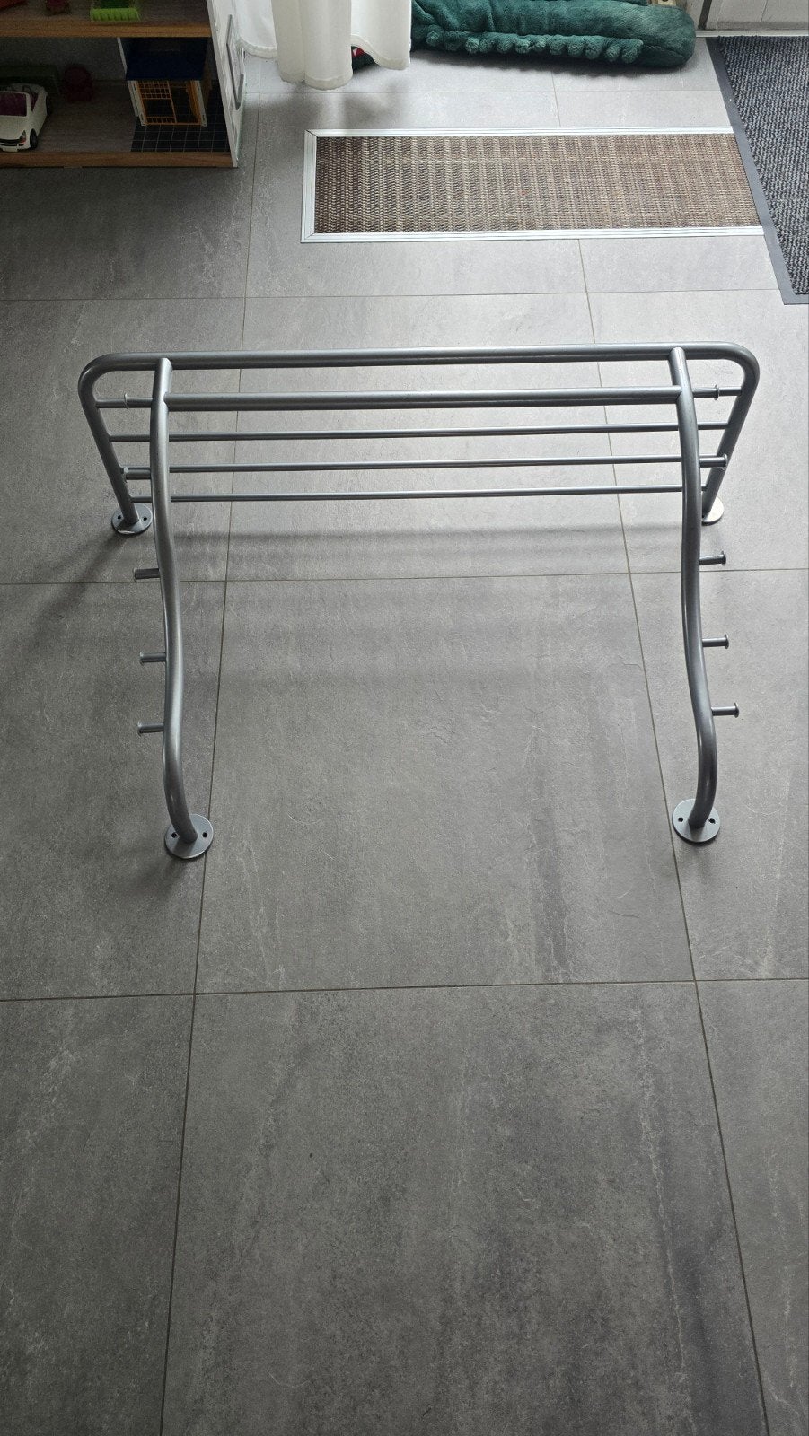 Ikea Kapstok - Wandkapstok met hoedenplank, Huis en Inrichting, Woonaccessoires | Kapstokken, Gebruikt, Minder dan 100 cm, Metaal
