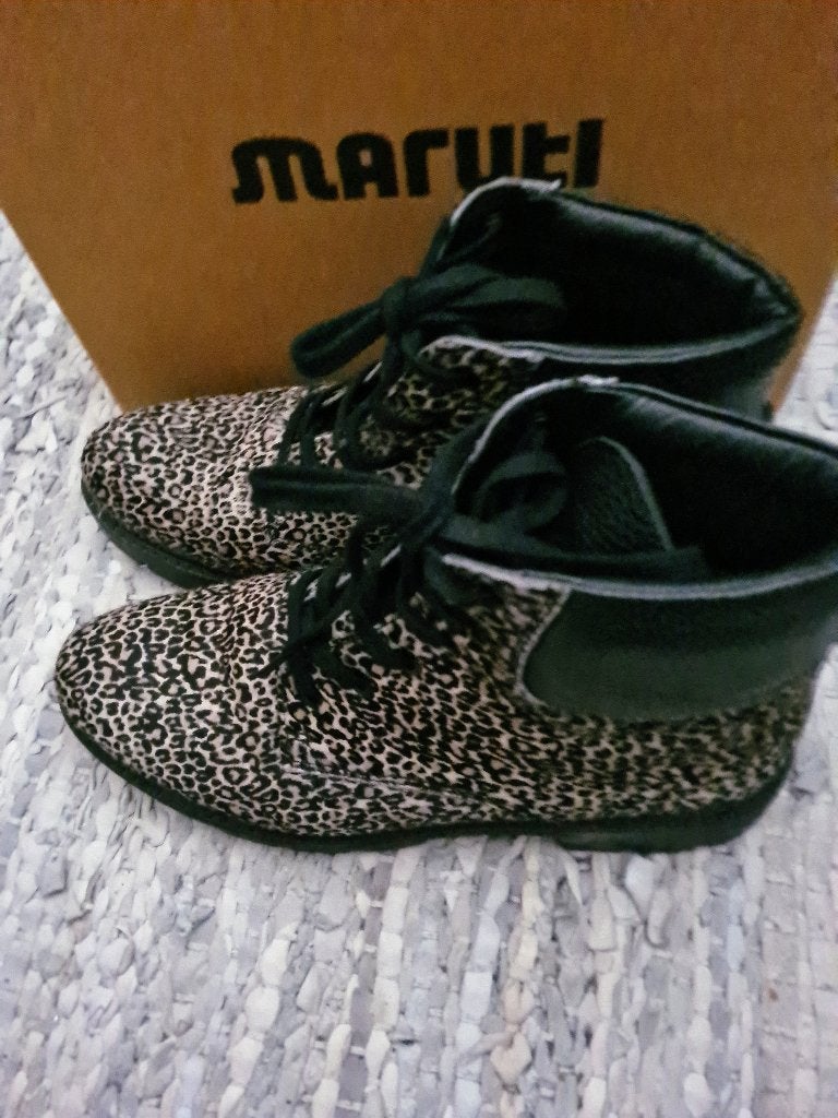 Maruti gave boots print Maat 40, Verzenden, Zwart, Lage of Enkellaarzen, Nieuw
