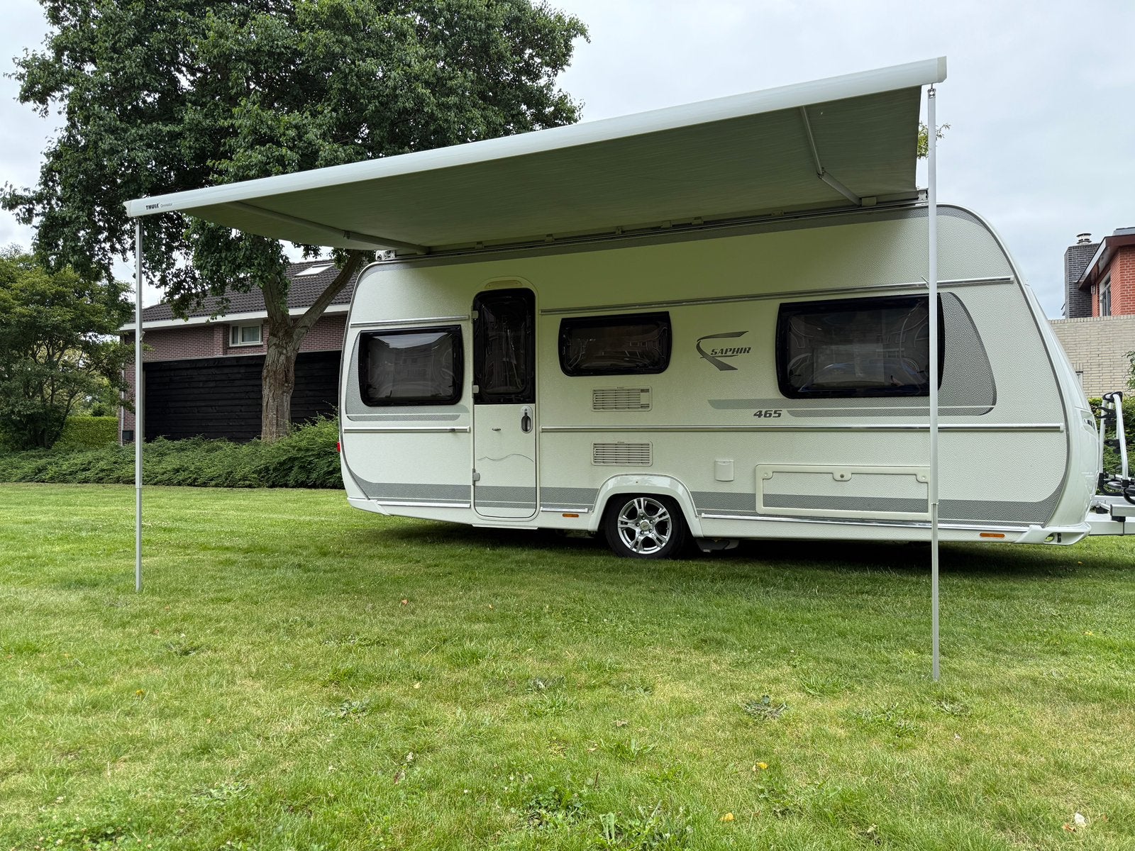Fendt 465 TG Saphir, enkele bedden, mover, luifel, voortent, Caravans en Kamperen, Caravans, Standaardzit, Schokbreker, Particulier