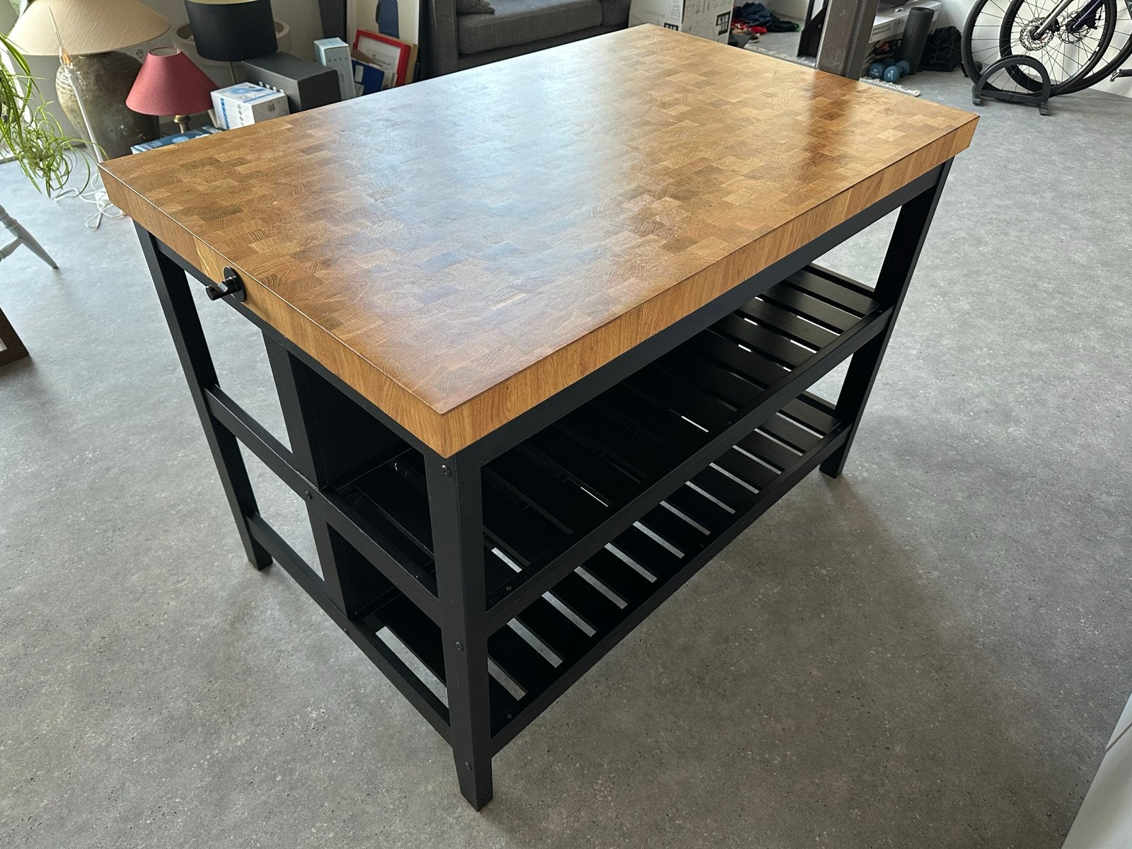 IKEA VADHOLMA Keukeneiland - 126/79/90 cm, Huis en Inrichting, Ophalen, Overige typen, Hout, IKEA