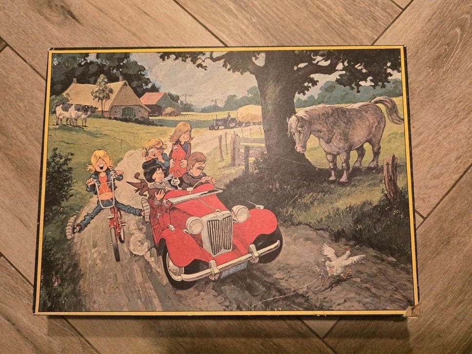 Vintage Jan Jans en de Kinderen Puzzel - Compleet, Ophalen of Verzenden, Meer dan 50 stukjes, Gebruikt, 6 jaar of ouder