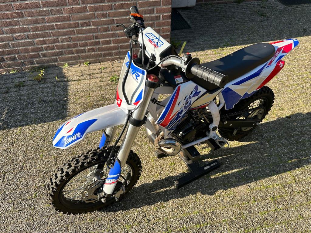BHR 50cc Crossmotor, Fietsen en Brommers, Minibikes, Midibikes en Pitbikes, Ophalen, Zo goed als nieuw, Bhr, 50 cc