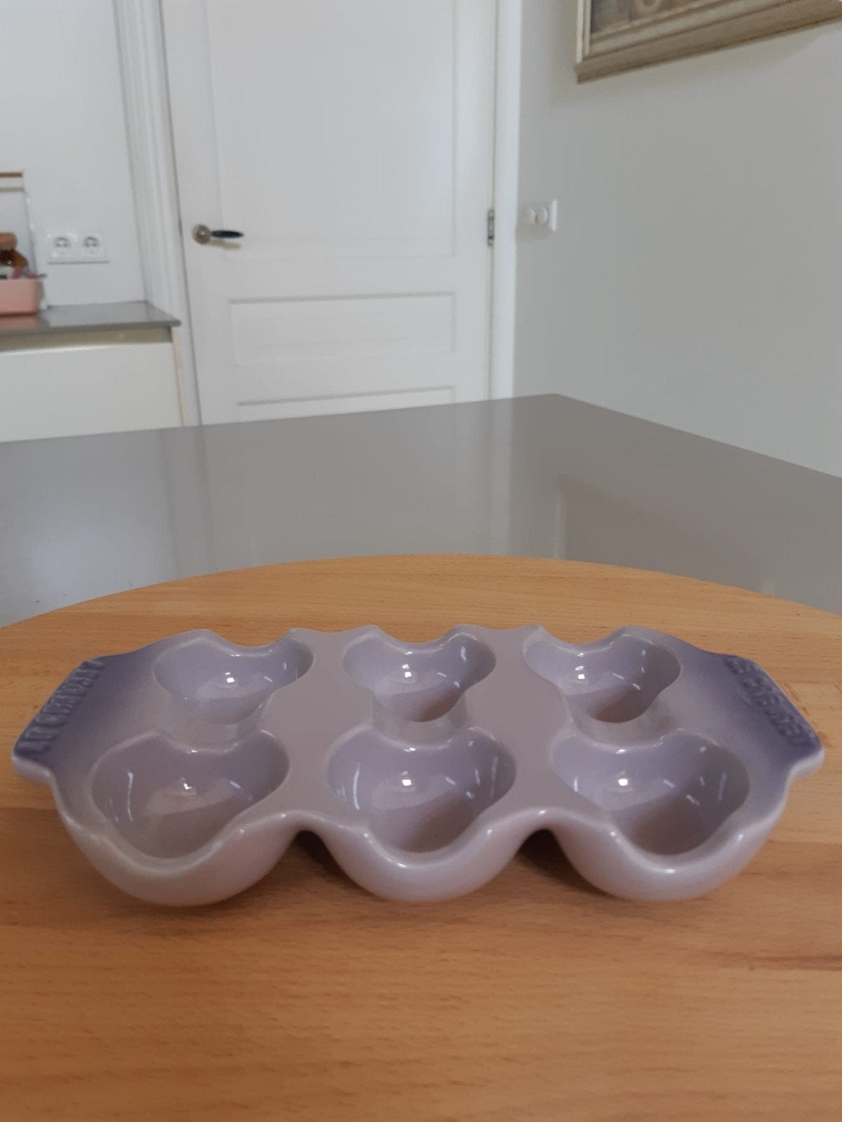 Le Creuset Eierschaal Bluebell Purple Nieuw, Nieuw, Ophalen of Verzenden, Overige stijlen, Glas