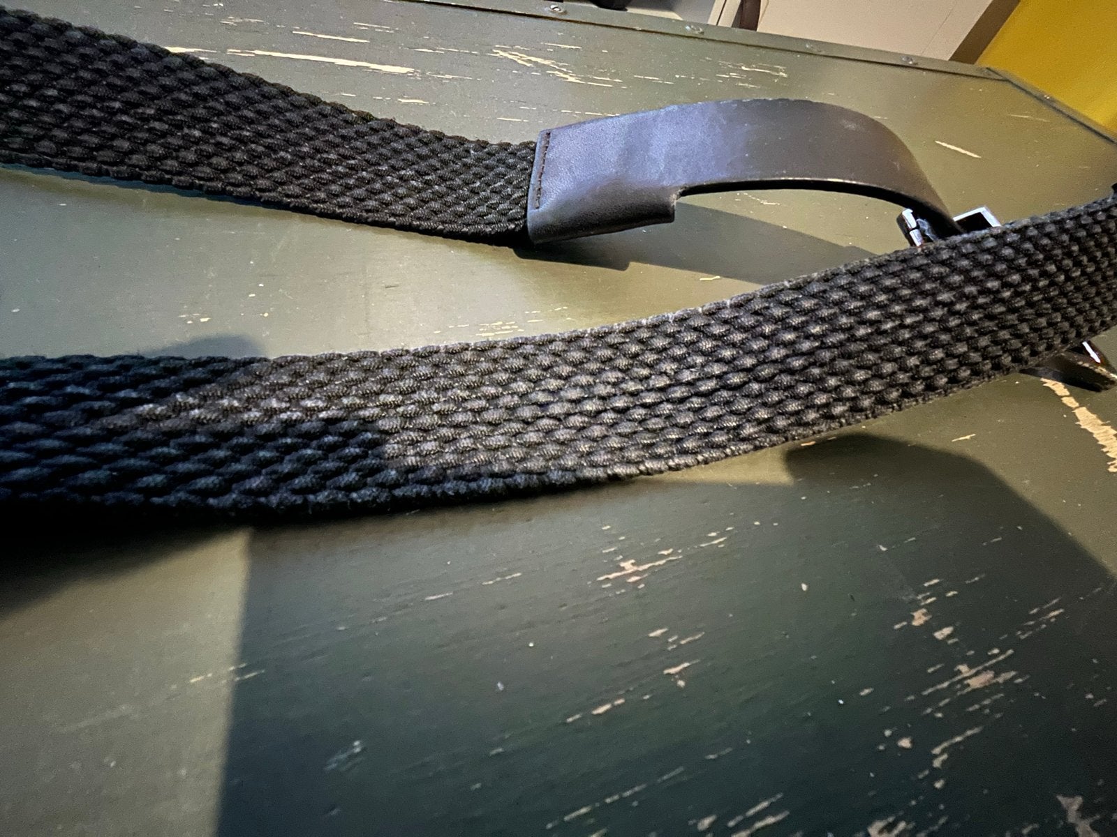 Zwarte Heren Riem met Metalen Gesp, Zwart, Riem of Ceintuur, Gedragen, 105 tot 115 cm