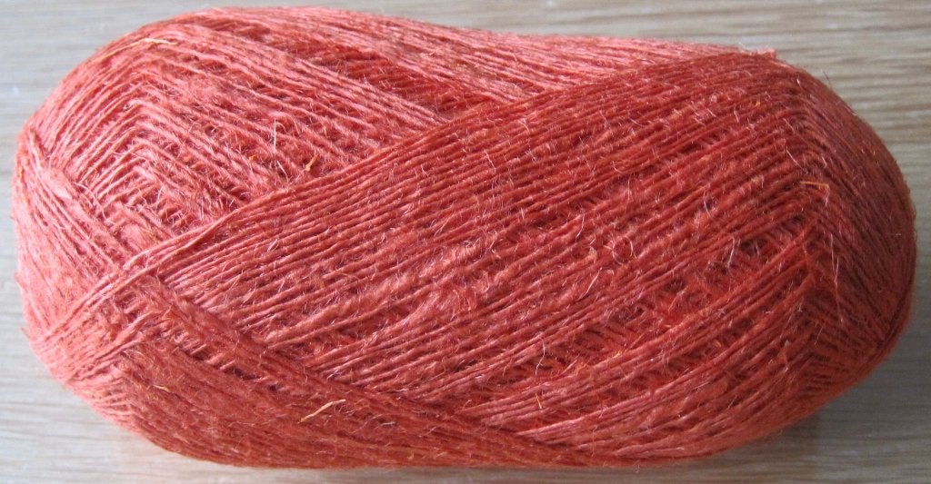 grote knot oranje linnen garen, Ophalen of Verzenden, Nieuw, Breien of Haken, Wol of Garen