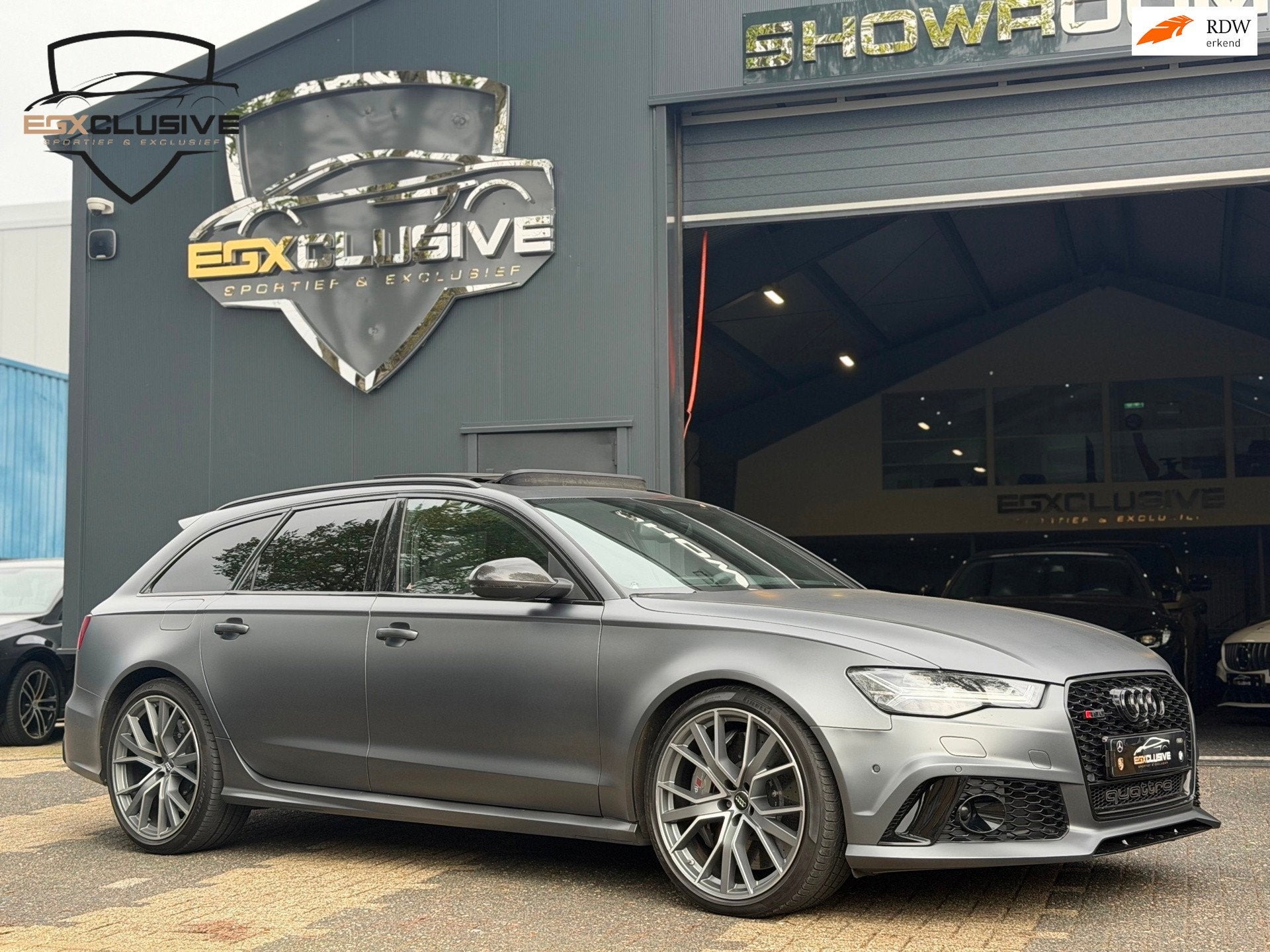Audi RS6 4.0 TFSI Quattro Performance Akrapovic/Ceramic/Pano, Auto's, Audi, Automaat, Gebruikt, Adaptive Cruise Control, 3993 cc