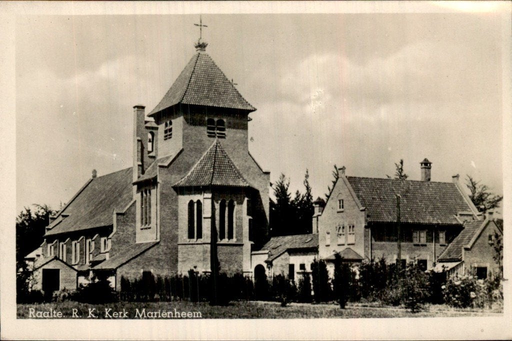Raalte - R.K. Kerk - Mariënheem, Ophalen of Verzenden, 1920 tot 1940, Ongelopen, Overijssel