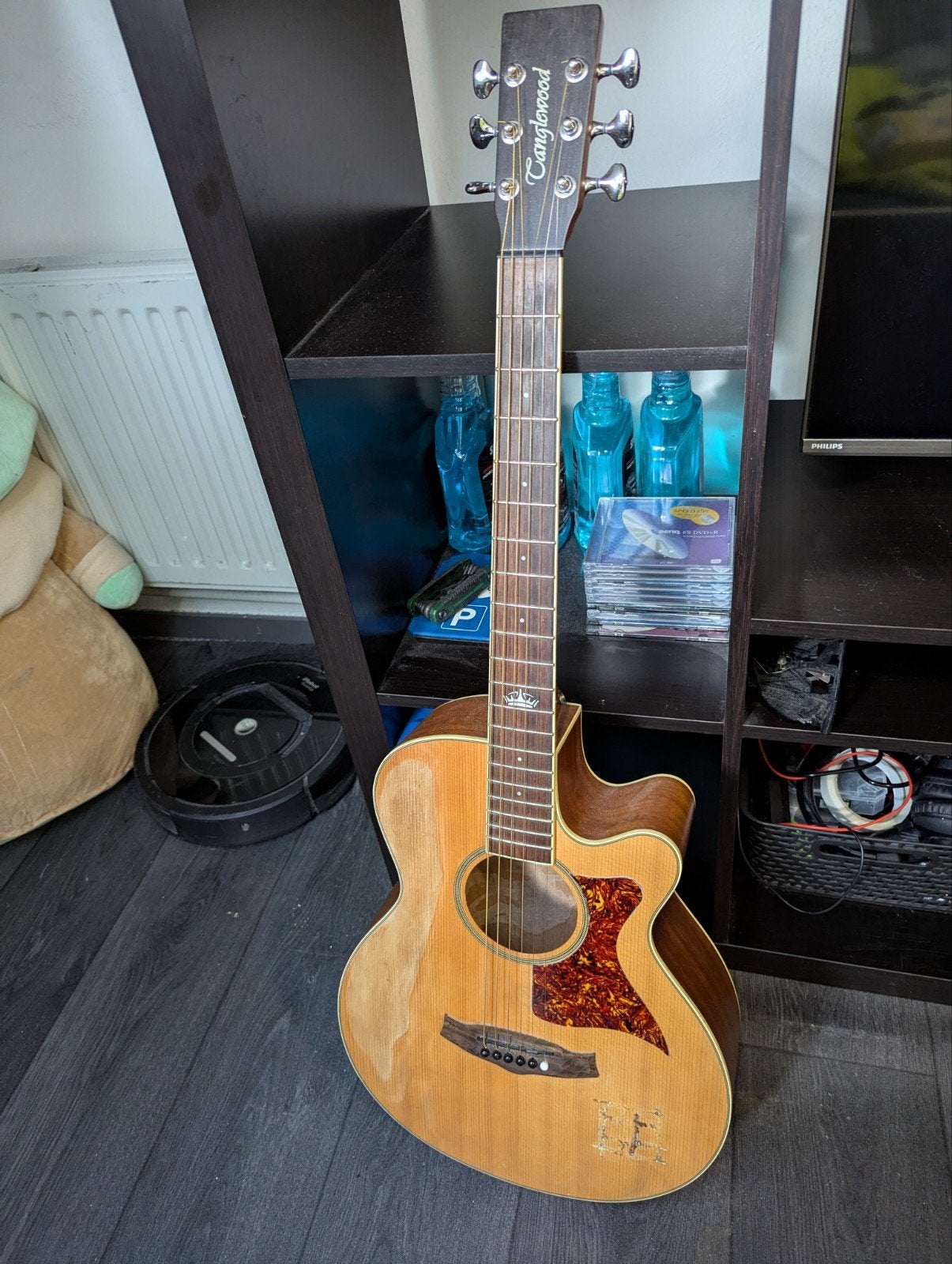 Tanglewood TSP 45 Semi-akoestische Gitaar met Fishman Presys, Ophalen of Verzenden