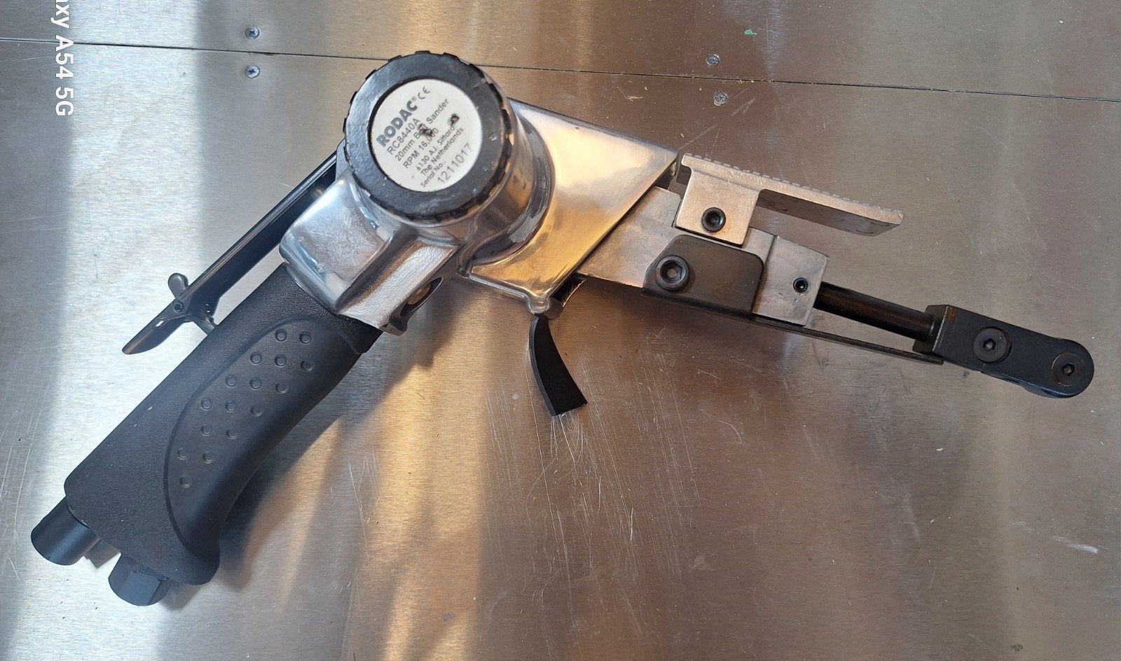 Rodac RC8440A Pneumatische Bandschuurmachine 10MM NIEUW, Ophalen of Verzenden, Nieuw, Bandschuurmachine