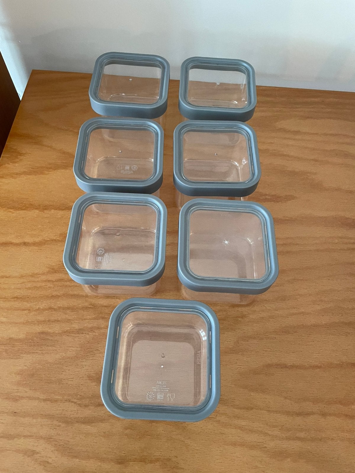 Hema opbergdoosjes klein 7x, Ophalen, Zo goed als nieuw, Glas of Kopje